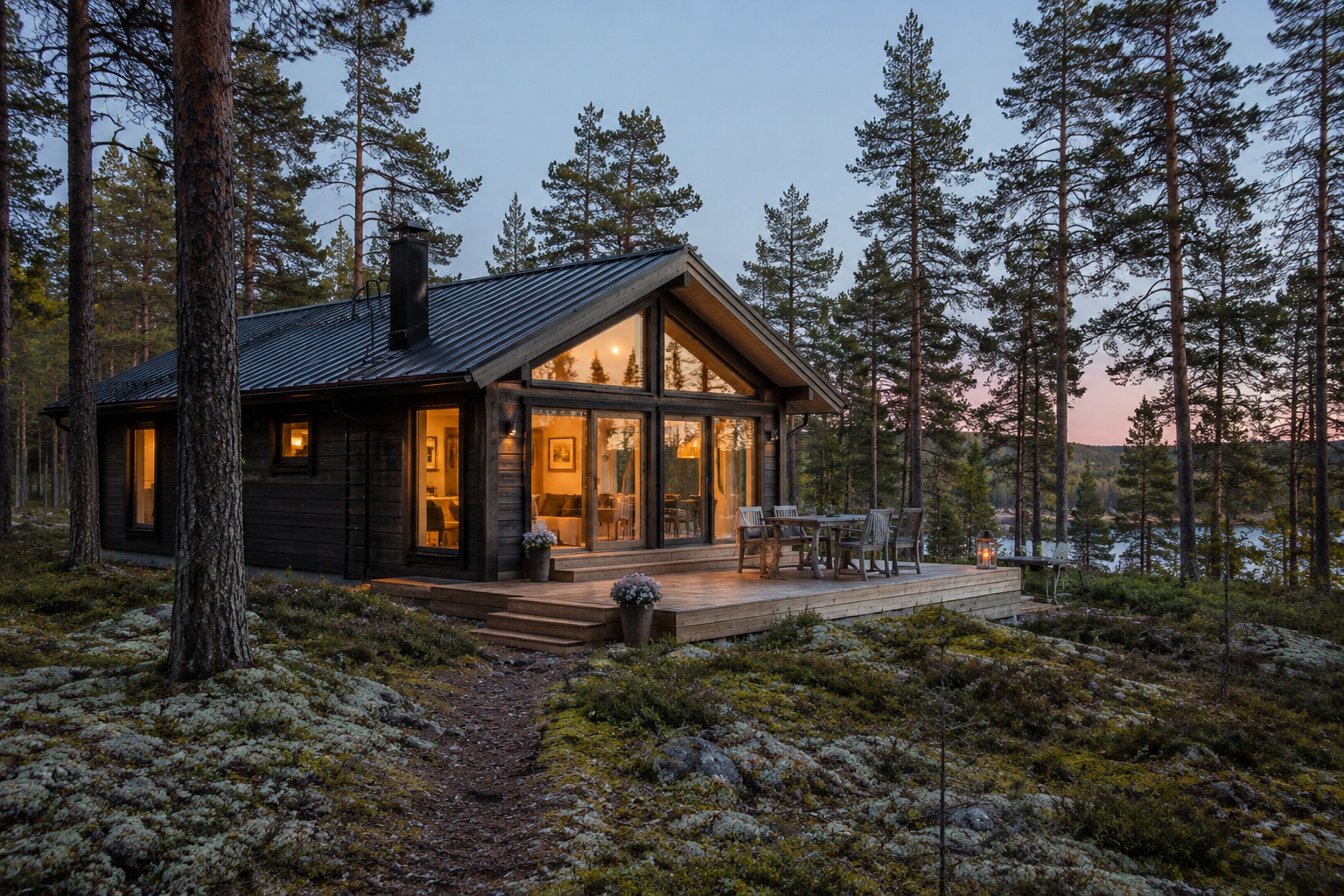 fritidshus i tallskog